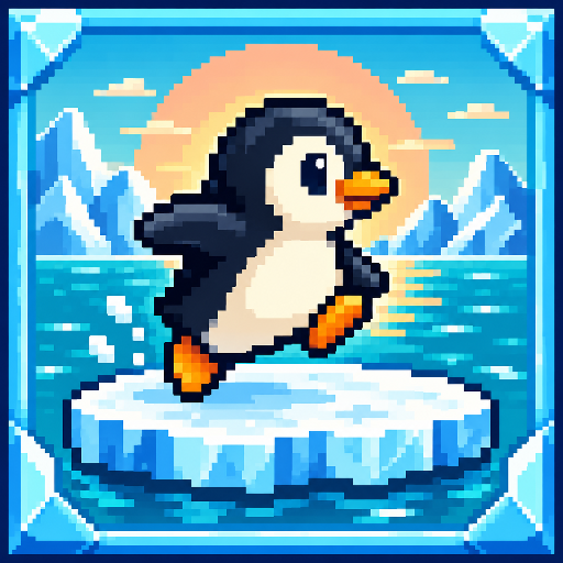 Penguin Ice Run game icon